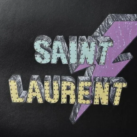 Saint Laurent Ipad Mini Case Clutch Bag IPAD Tablet Case Logo - Picture 3 of 9